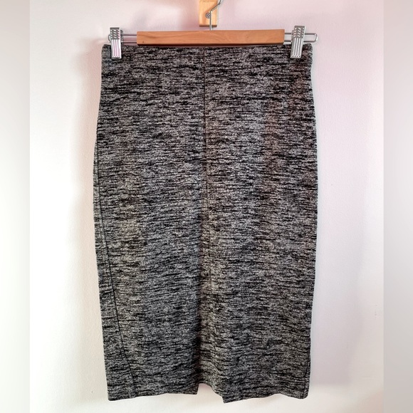 Wilfred Free MIDI Skirt - black and grey marl - Picture 1 of 5